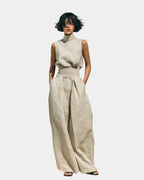 Falyne | Minimalistisches Ensemble aus Tanktop und weitem Hosen