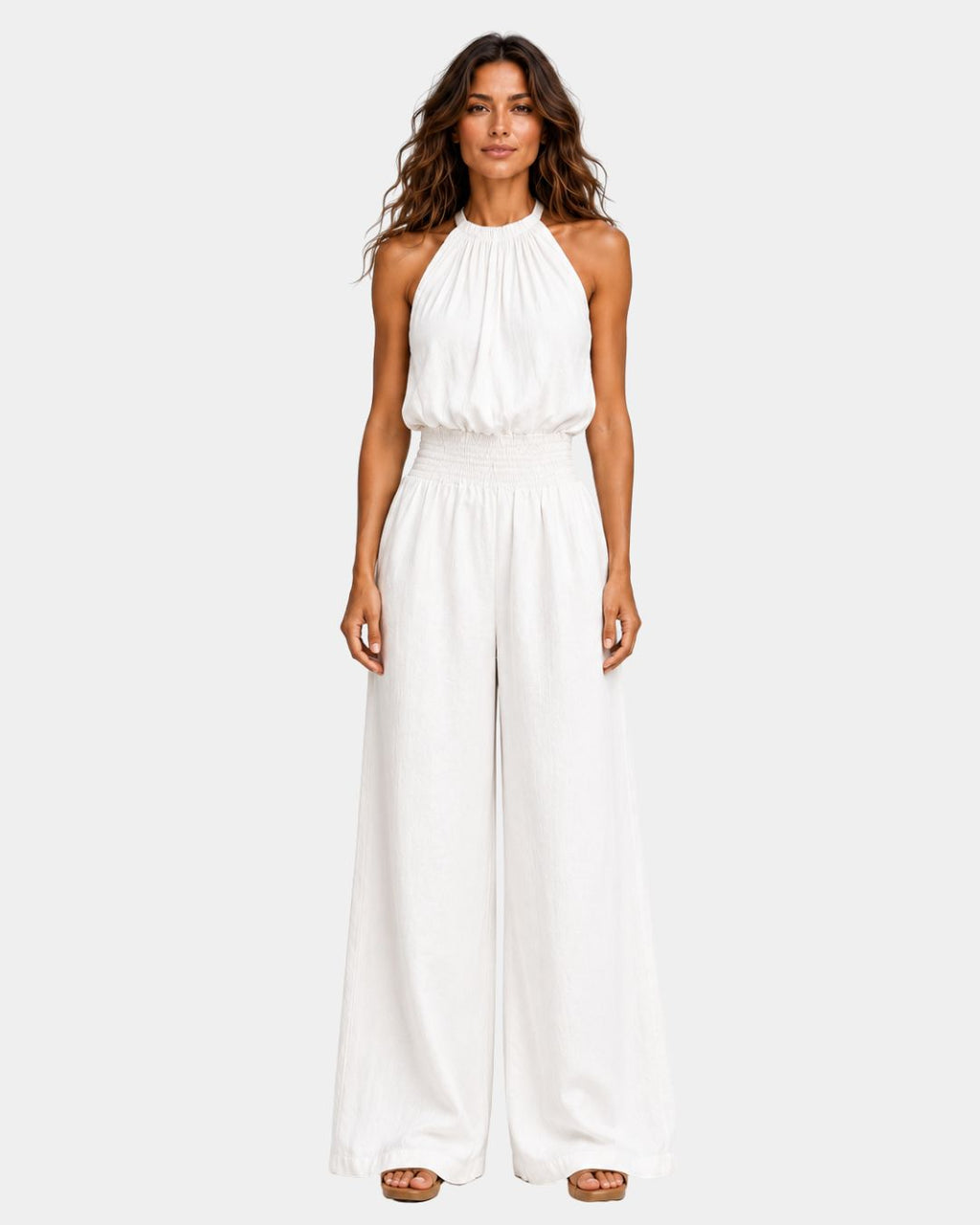 Audenette | Eleganter Jumpsuit mit Halterkragen