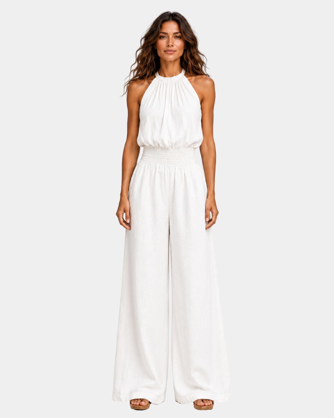 Audenette | Eleganter Jumpsuit mit Halterkragen
