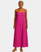 Désideria | Langes Kleid mit feinen Trägern