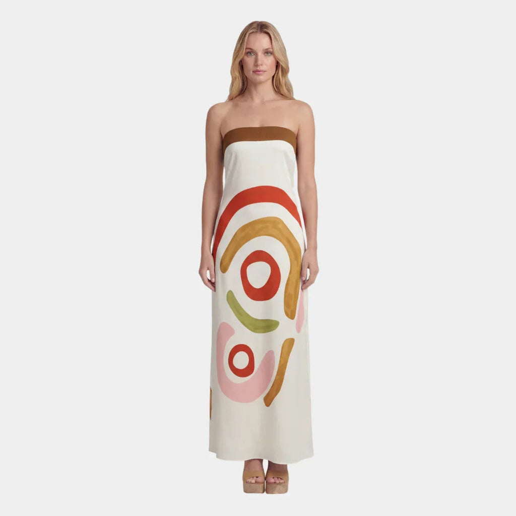 Pénélope | Midi Kleid mit Ausschnitten für Frauen
