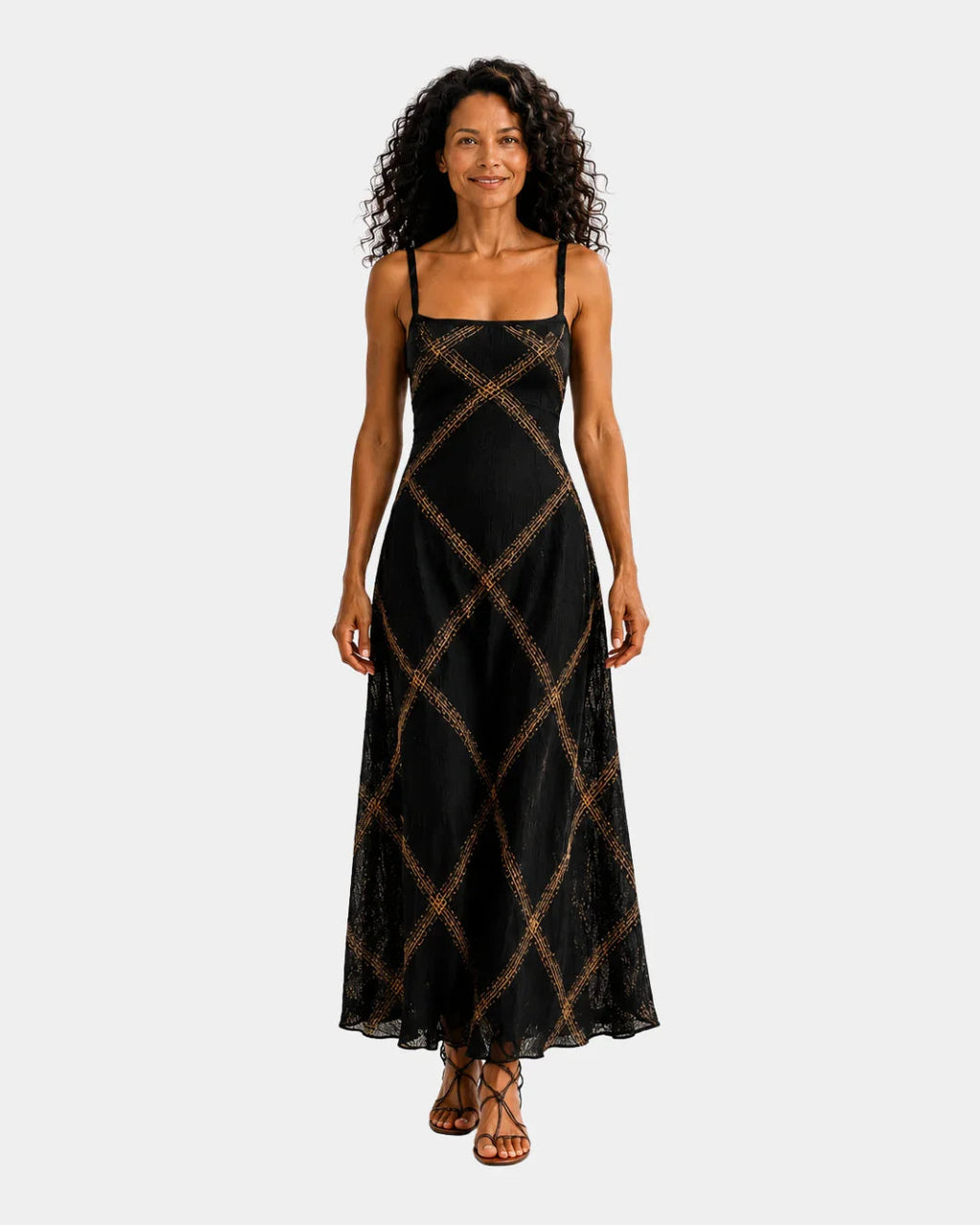 Auphais | Lässiges langes Kleid