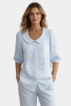 Elya | Bestickte Bluse