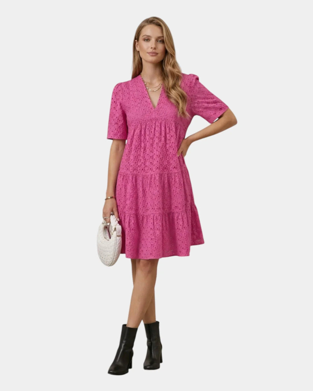 Garance | Mini-gesticktes Kleid
