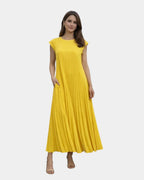 Marianne | Plissierte Midi-Kleid
