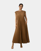 Marianne | Plissierte Midi-Kleid