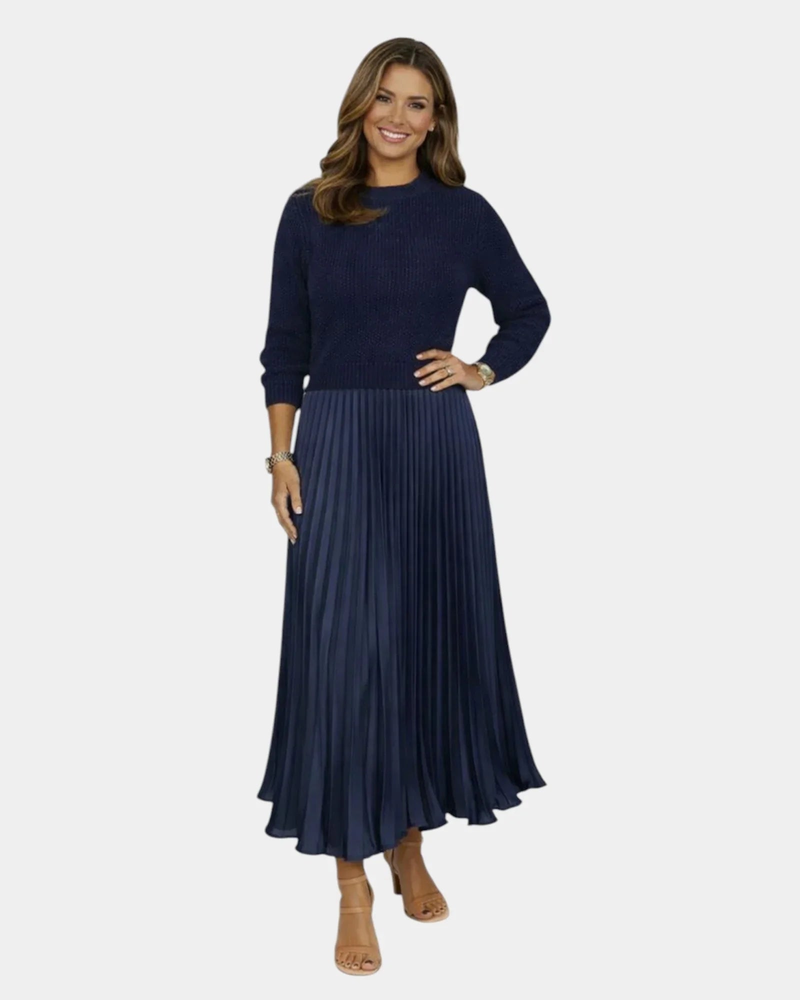 Béatris | Blusen-Effekt Kleid