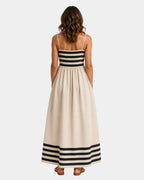Ismeralda | Langes gestreiftes Kleid
