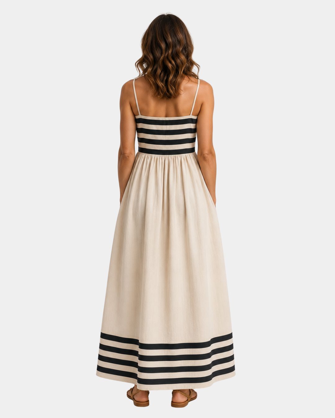 Ismeralda | Langes gestreiftes Kleid