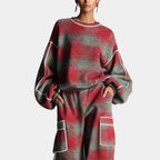 Carmen | Ensemble Sweatshirt und Hose in Blockfarben