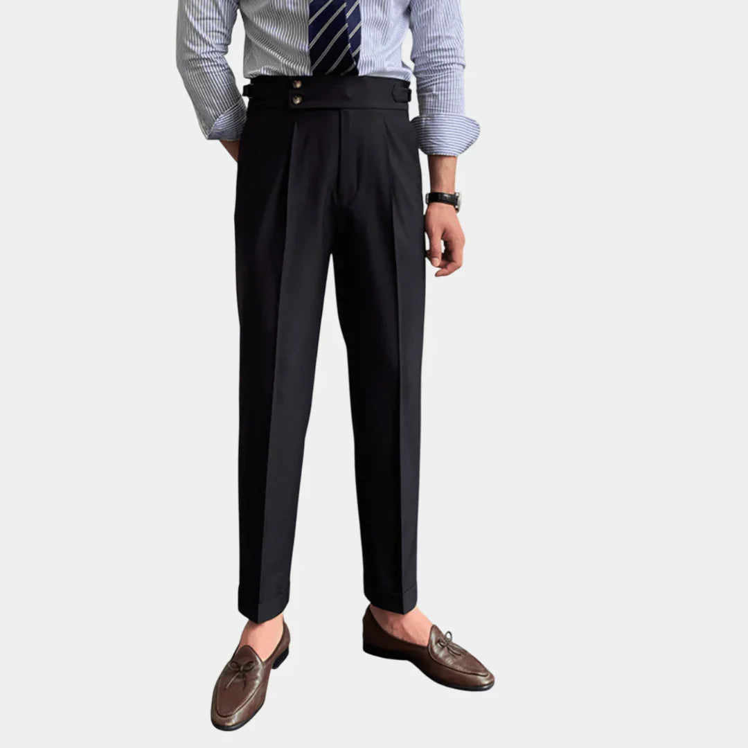 Edward | Elegante Hochtaillen-Hosen