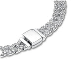 Adele | Kubanisches Armband aus Moissanit