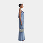 Philippinische | Maxikleid Satin Damen