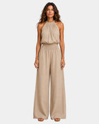 Audenette | Eleganter Jumpsuit mit Halterkragen