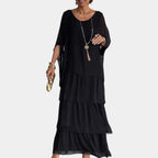 Agnès | Elegantes Maxikleid Fluide