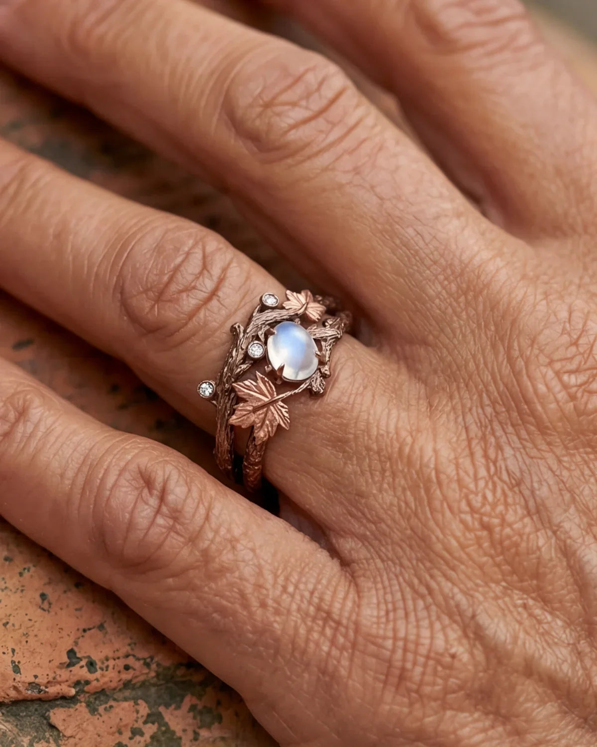 Maëlys | Ring mit Zweig-Effekt