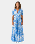 Césarie | Lange Blumenrobe