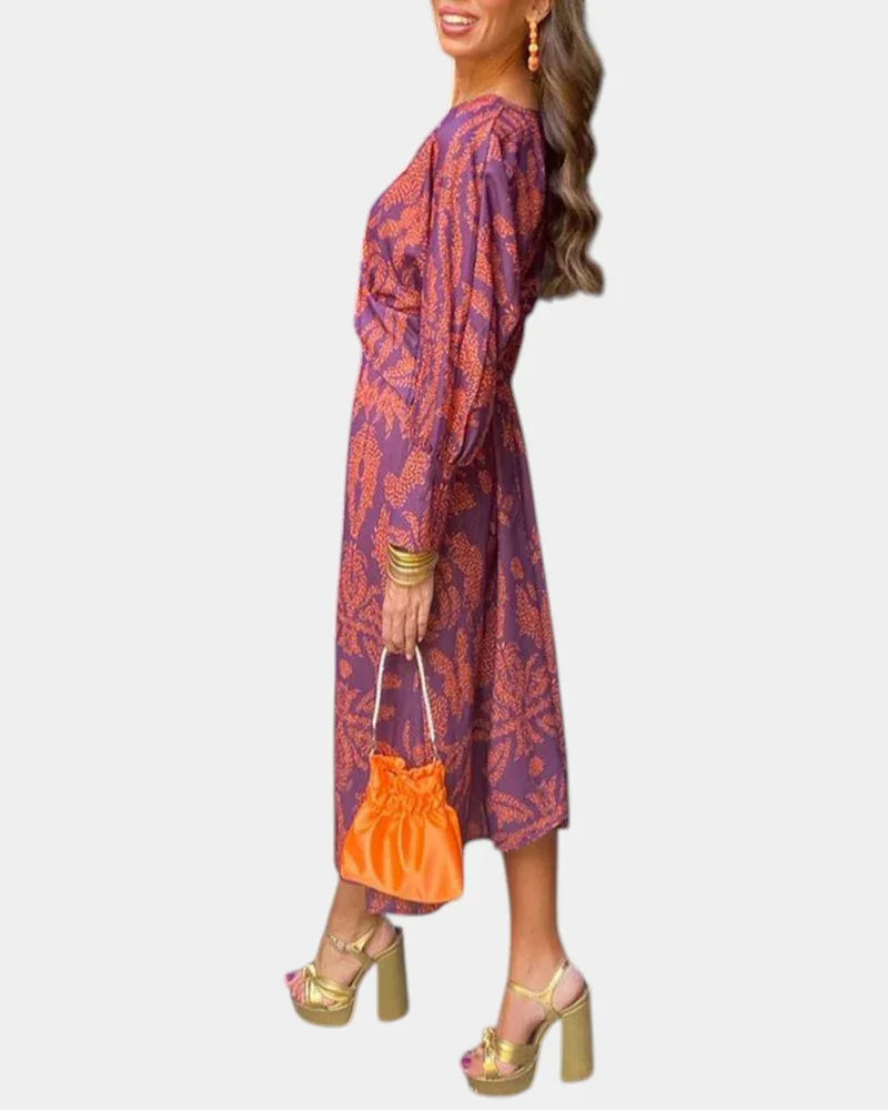 Eve | Elegantes Kleid mit zeitlosem Druck