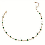 Victoire | Collier von Smaragdgrünem Station
