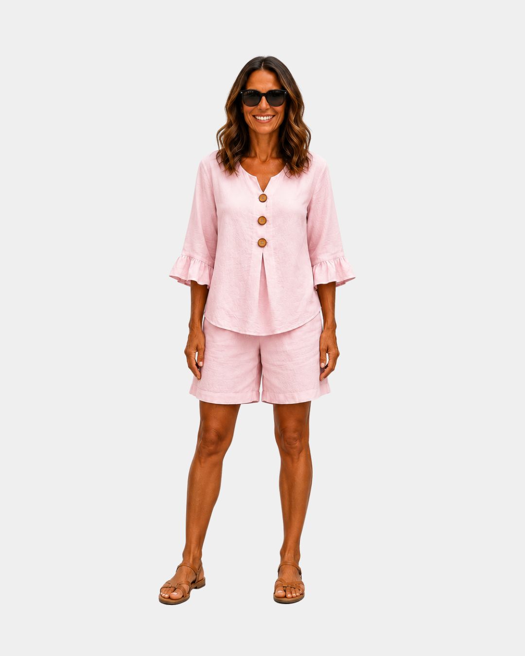 Auberte | Kurzes Ensemble und Bluse