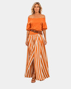 Étiennette | Set aus Bluse und Rock im mediterranen Stil