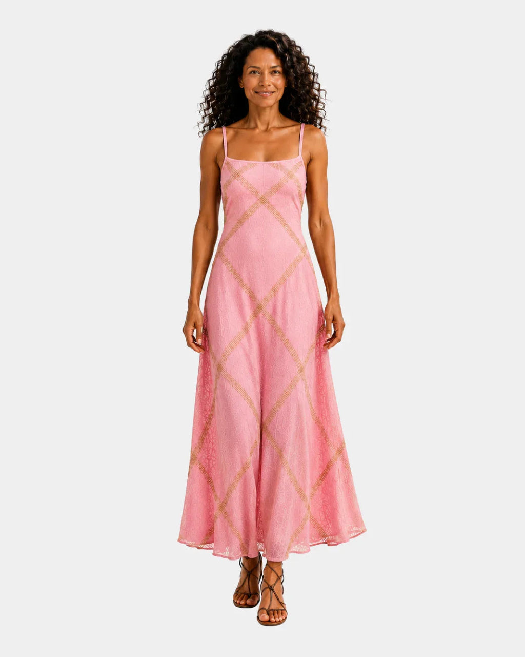 Auphais | Lässiges langes Kleid