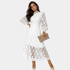 Yvette | Midi-Kleid aus zarter Spitze