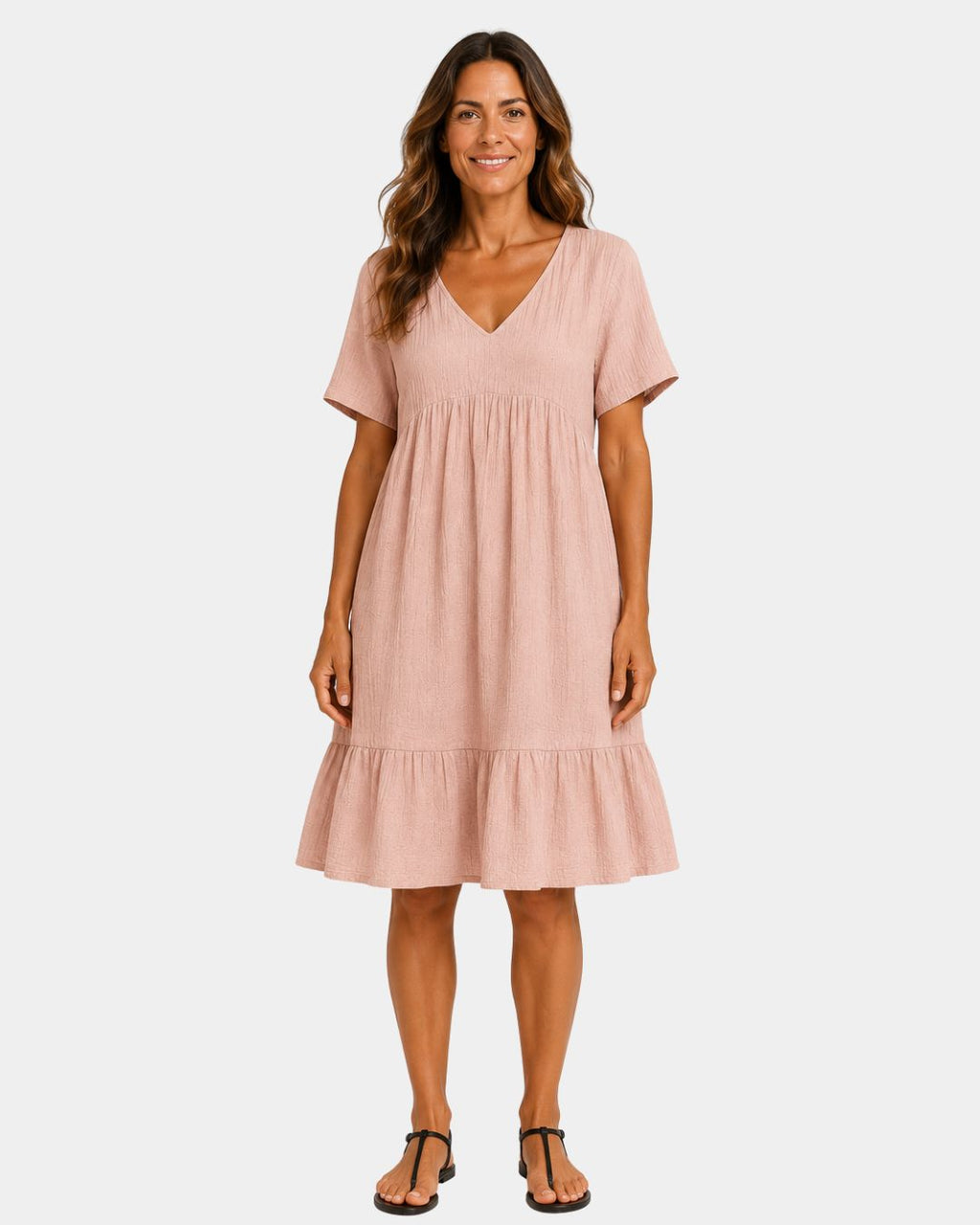 Alixandre | Strukturierte Midi-Kleid