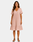 Alixandre | Strukturierte Midi-Kleid