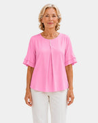 Hadelinde | Elegante Bluse mit Knöpfen