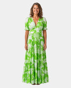 Césarie | Lange Blumenrobe