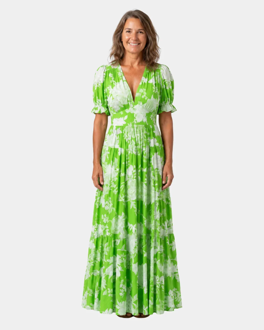 Césarie | Lange Blumenrobe
