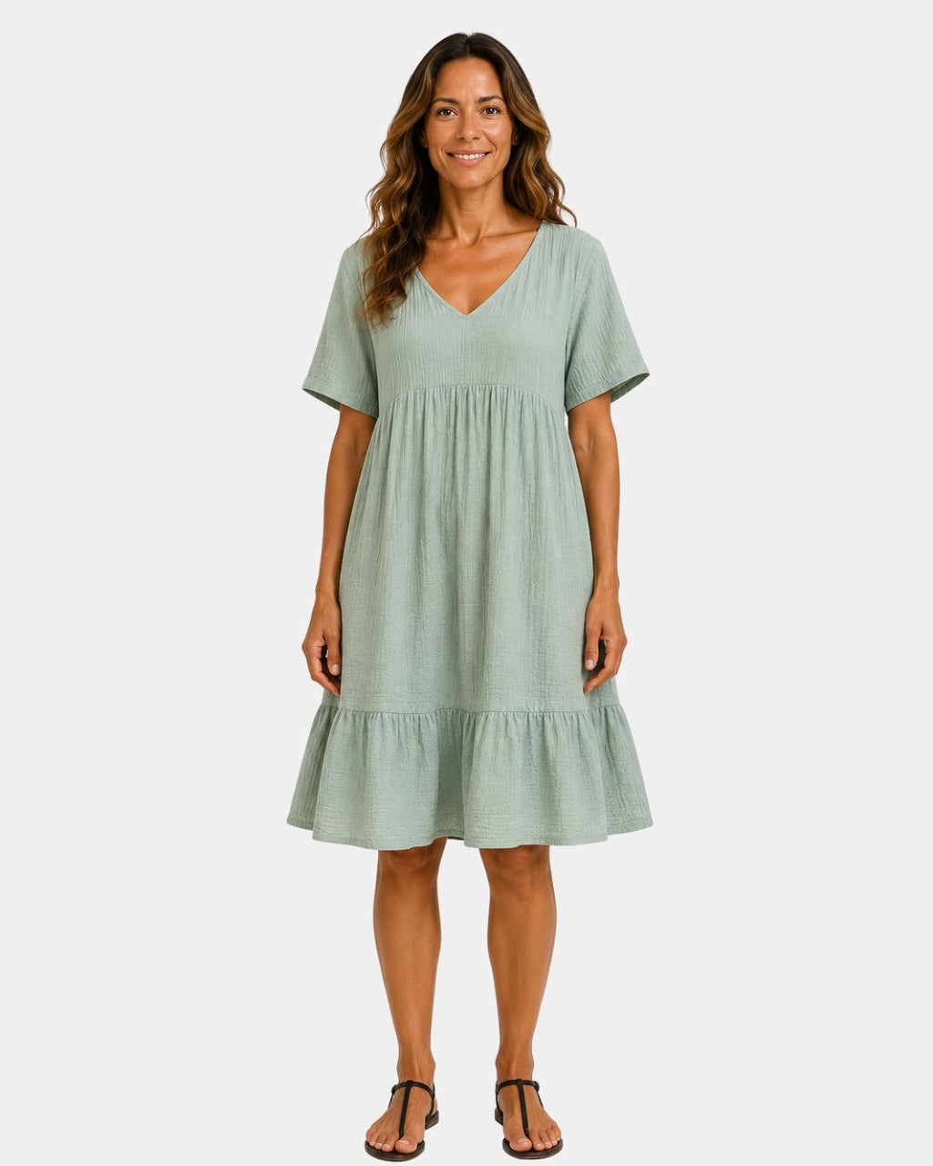 Alixandre | Strukturierte Midi-Kleid