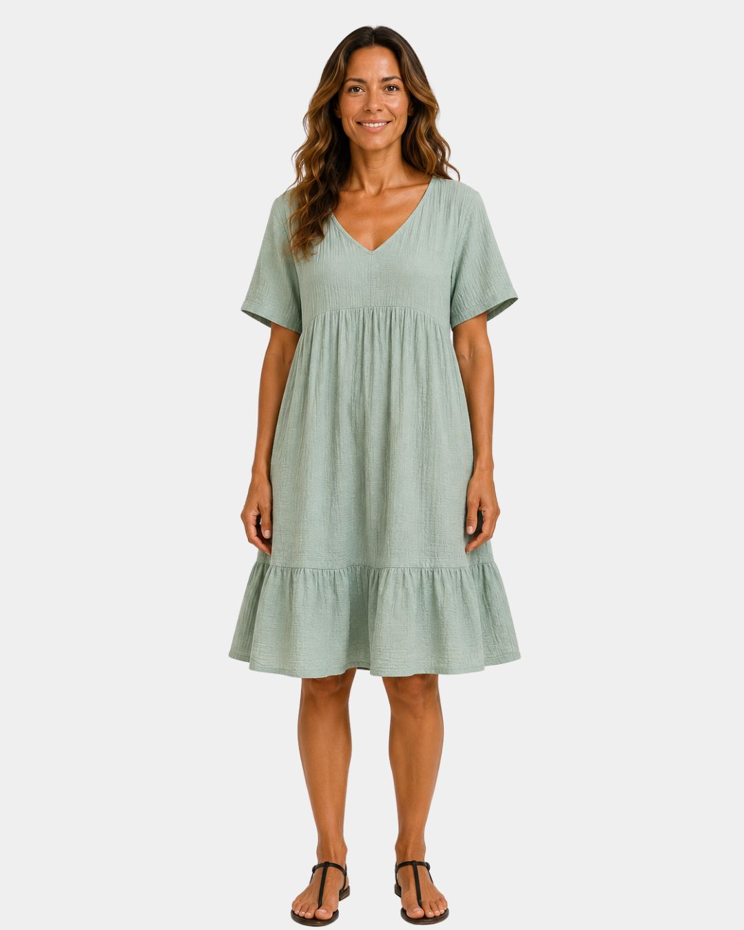 Alixandre | Strukturierte Midi-Kleid