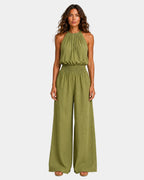 Audenette | Eleganter Jumpsuit mit Halterkragen