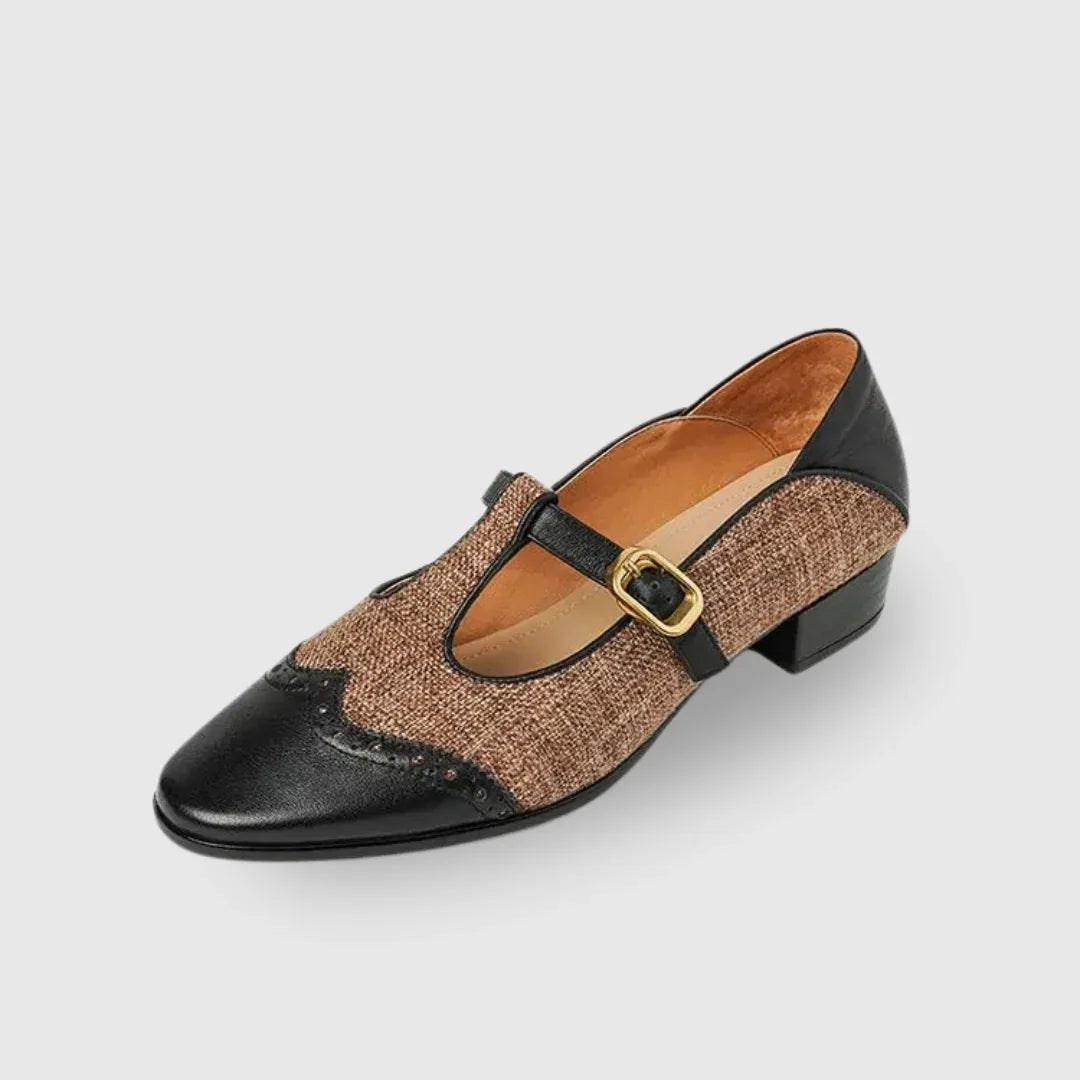 Chloé | Vintage-Leder Schuhe mit Schnalle