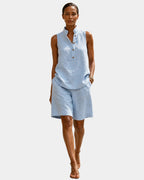 Mélior | Ärmelloses Sommer-Outfit mit Shorts