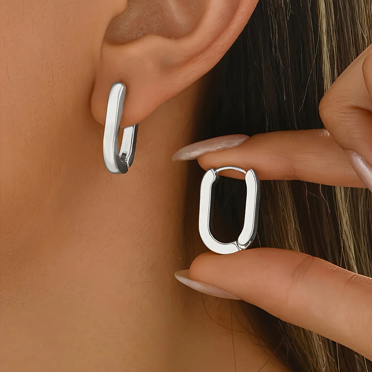 Aura | Elegante geometrische Ohrringe