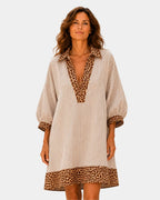 Gaudine | Kleid mit Leopardenmuster