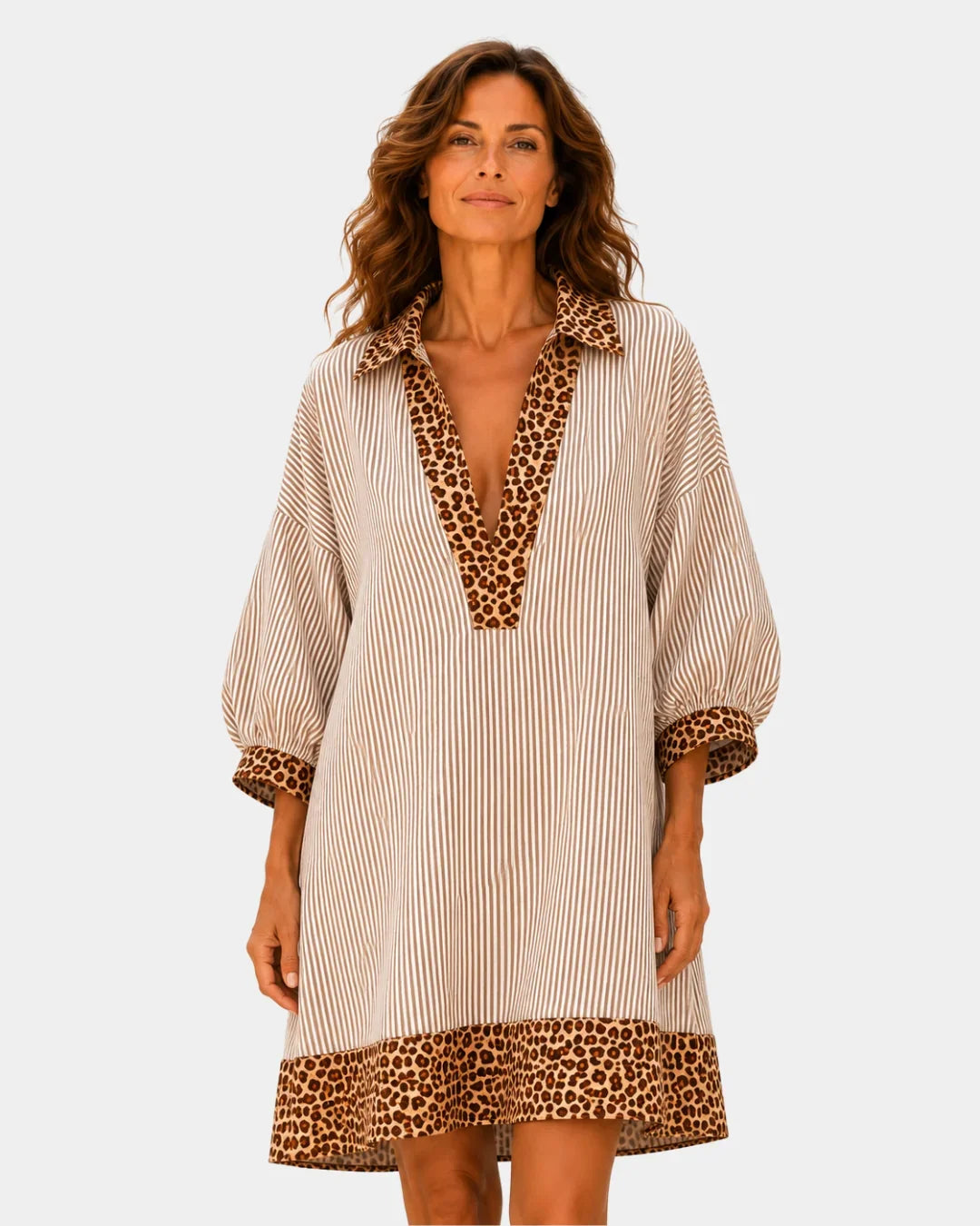 Gaudine | Kleid mit Leopardenmuster