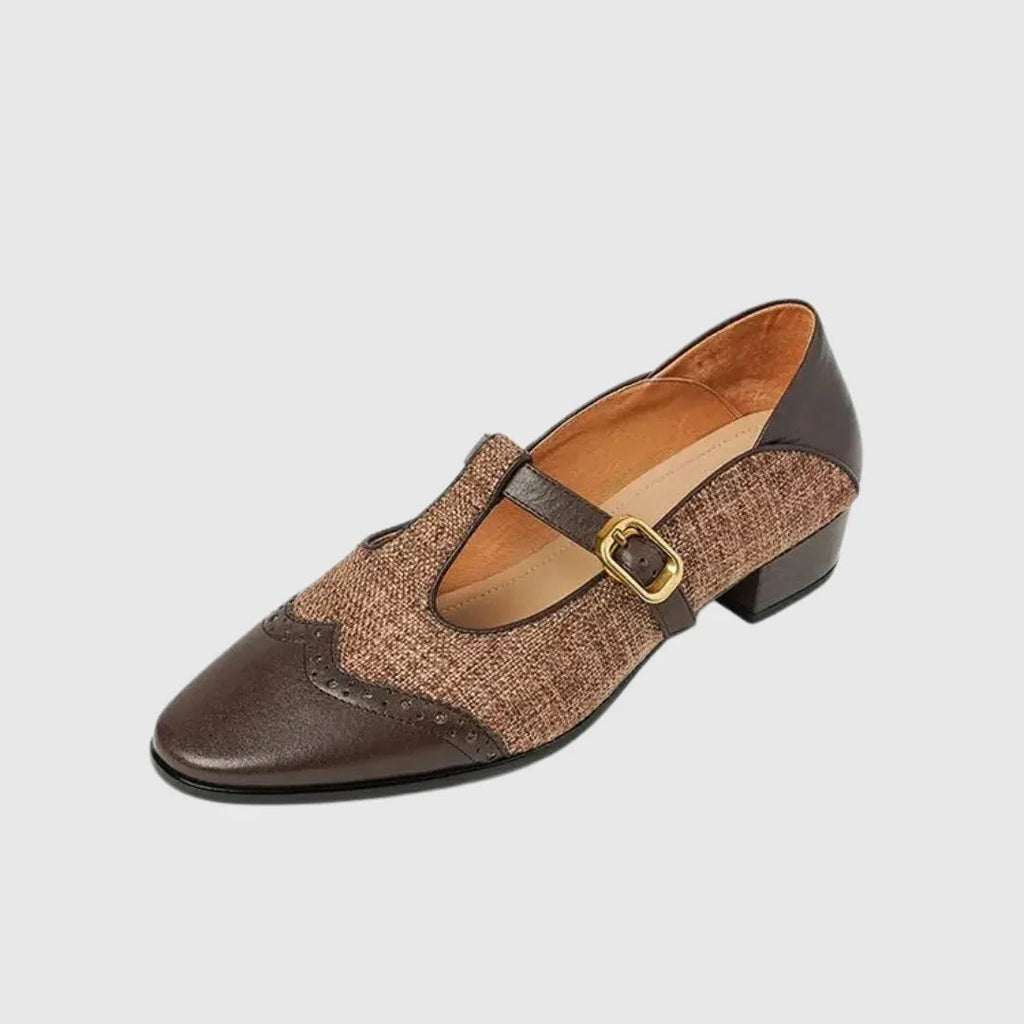 Chloé | Vintage-Leder Schuhe mit Schnalle