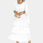 Agnès | Elegantes Maxikleid Fluide
