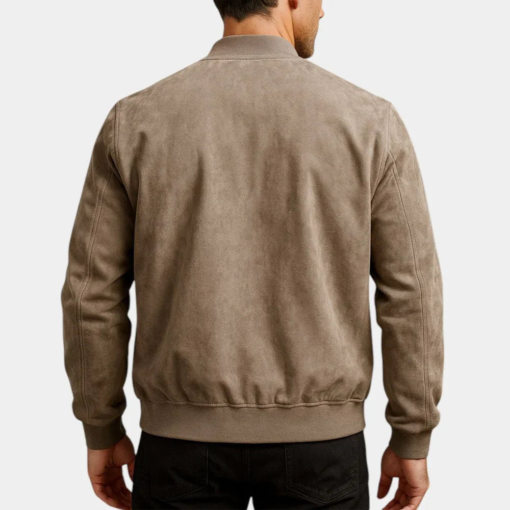 Adrian | Premium Wildleder Bomberjacke
