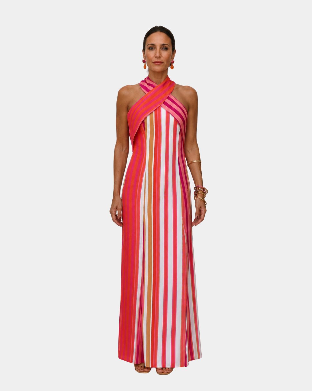 Arceline | Kleid mit überkreuztem Dekolleté