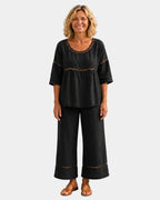 Bonne | Frisches Ensemble mit passender Bluse und Hose