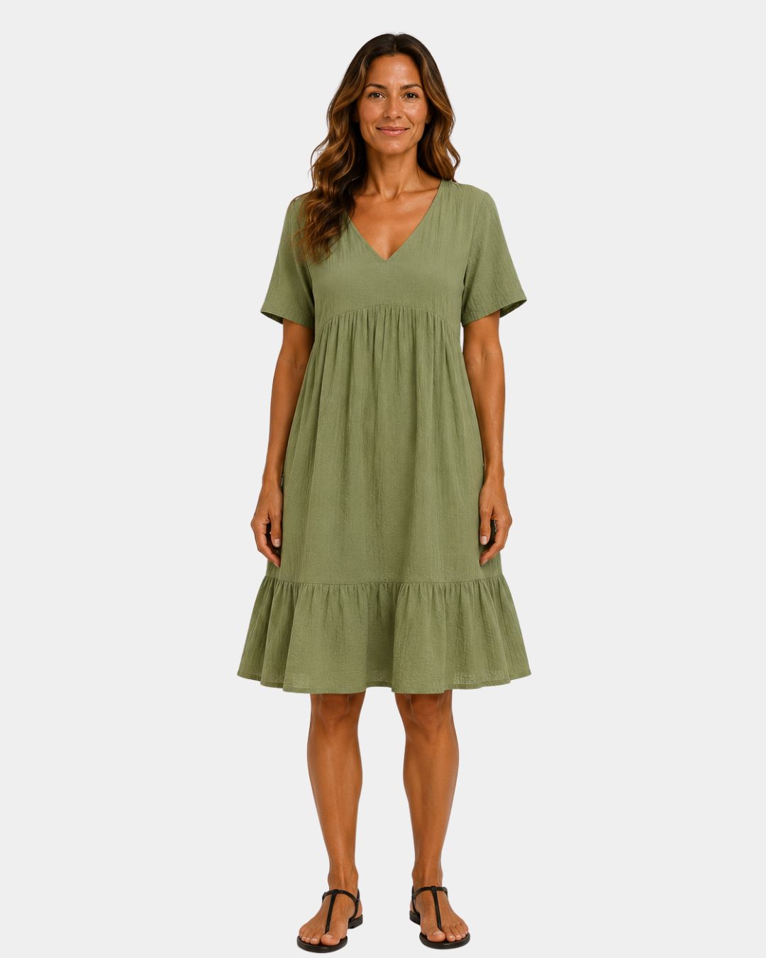 Alixandre | Strukturierte Midi-Kleid