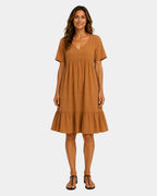 Alixandre | Strukturierte Midi-Kleid