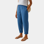 Florenz | Bequeme Leinen-Optik Hose
