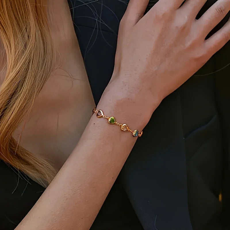 Elle | Einzigartiges Herzarmband