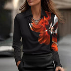 Emma | Elegante, glänzende Bluse